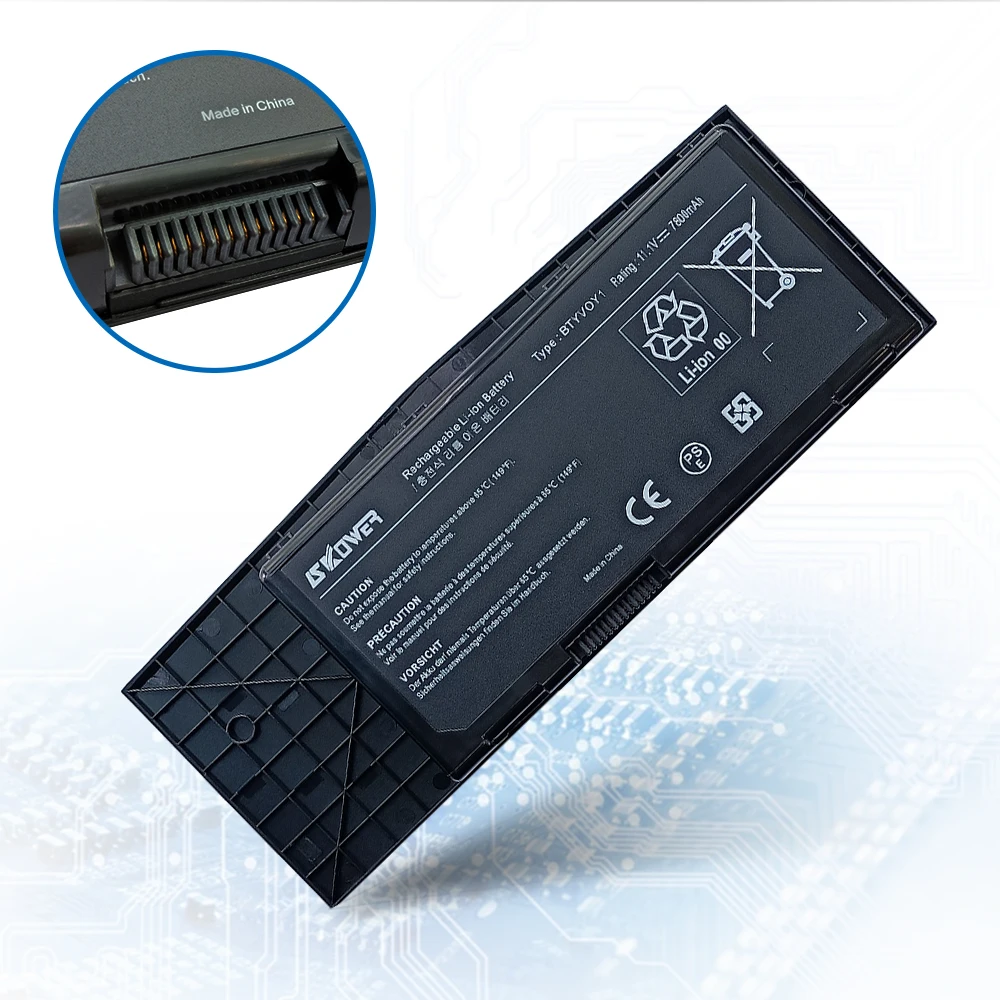 Аккумулятор SKOWER BTYV0Y1 для ноутбука DELL Alienware M17X R3 R4 сменный C0C5M 7XC9N 5WP5W 11 1 В/7800