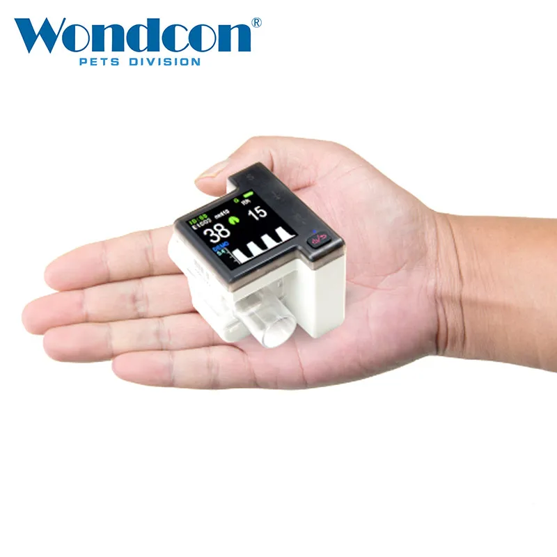 Wondcon ветеринарный ETCO2 монитор WMV650D кошки и собаки животных ветеринарная клиника