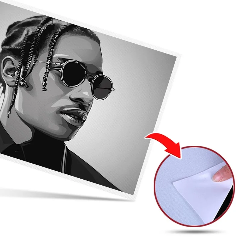 

Picture Canvas Printed Painting Rapper Wall Art Poster for Living Room Decor No Frame