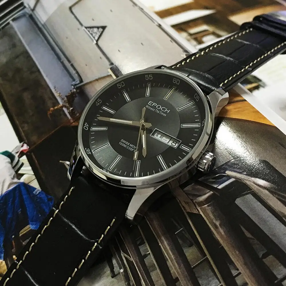 Мужские часы с Тритием мужские кварцевые наручные эпоха мужской роскошный бренд