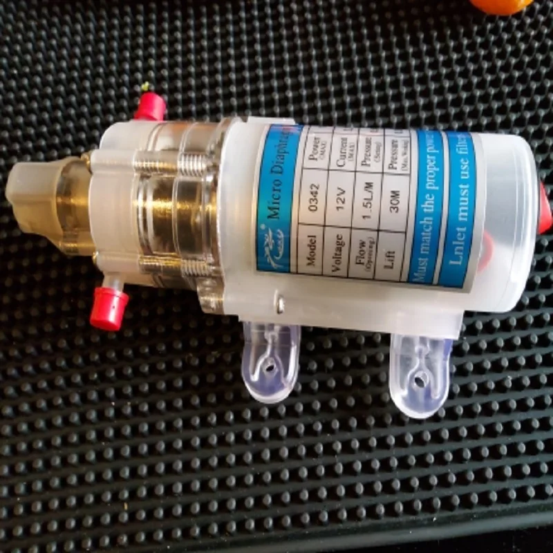 Бесшумный водяной насос 12 В 15 Вт бесшумный пищевой самовсасывающий