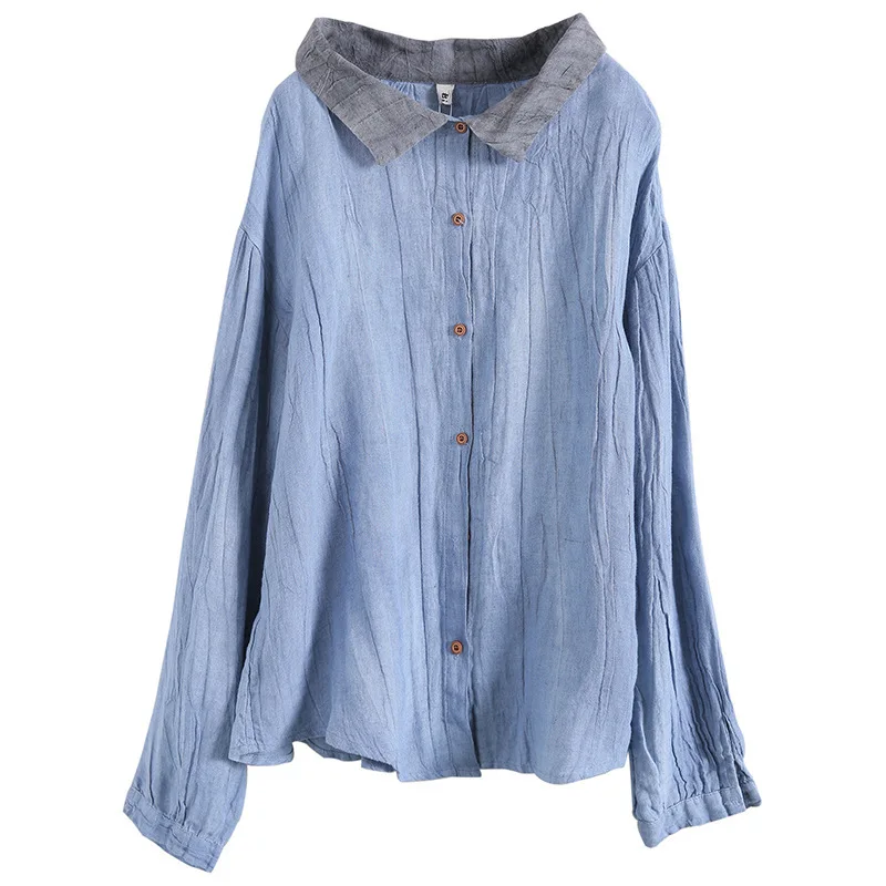 Max LuLu 2020 новые весенние корейские модные женские свободные топы льняные