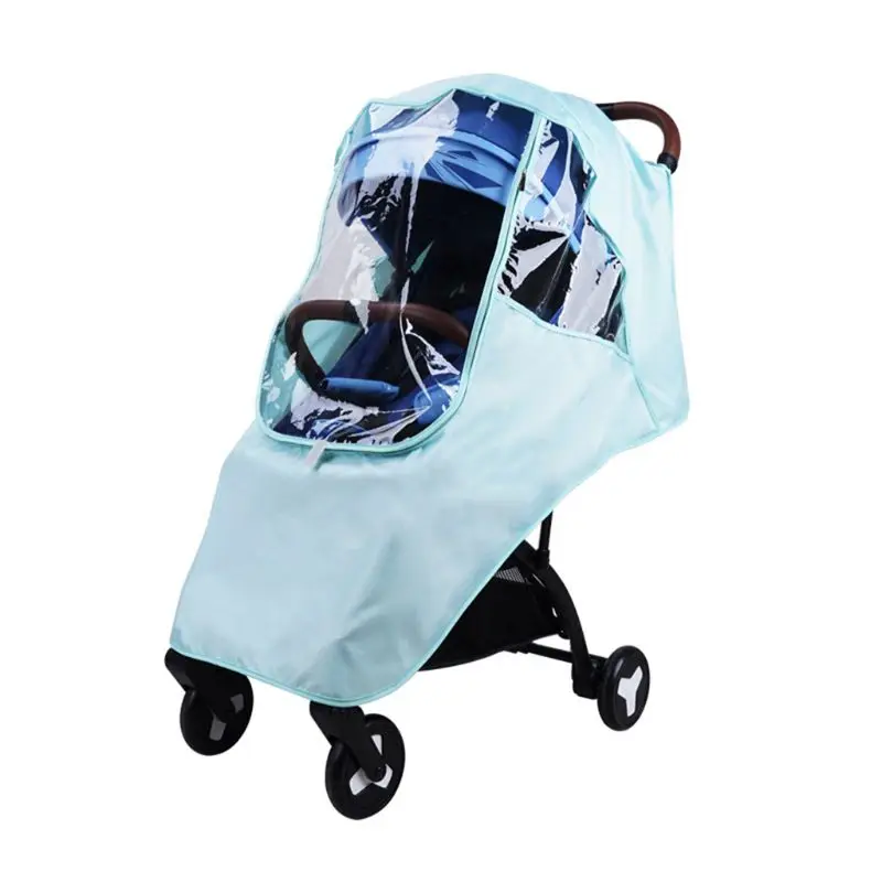 

Universal Stroller Rain Cover Trolley Umbrella Raincoat Baby Car Weather Shield J2HD