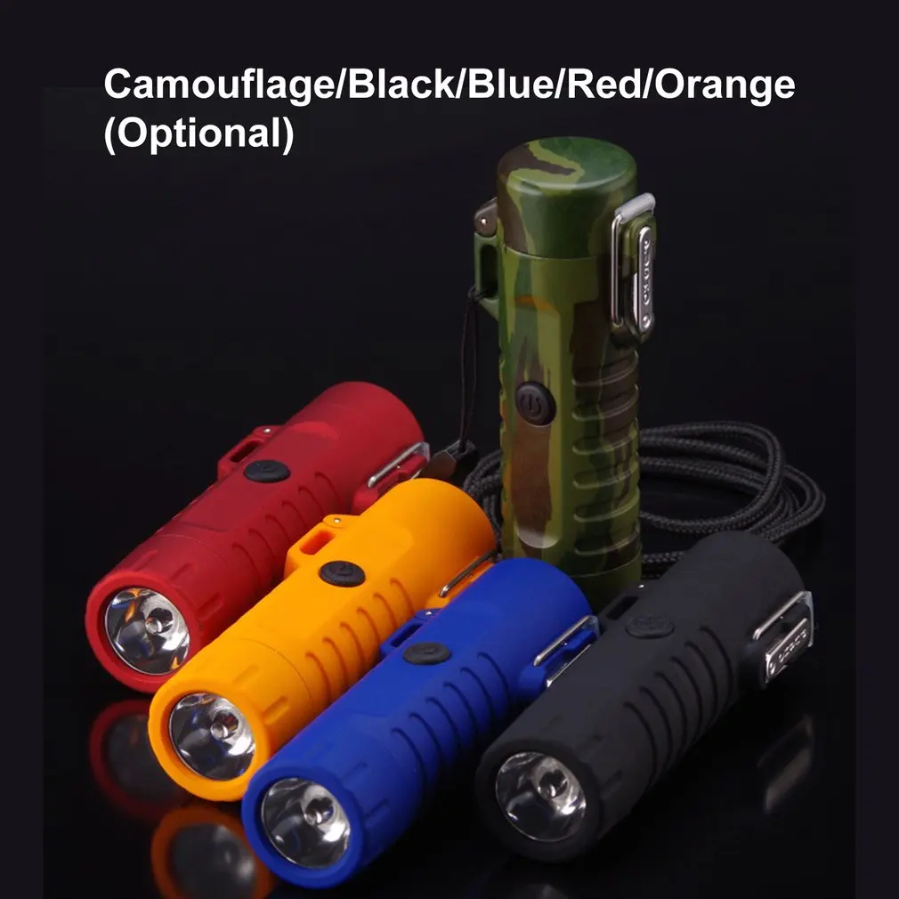 Светодиодный фонарик для кемпинга ветрозащитная Зажигалка прикуривателя