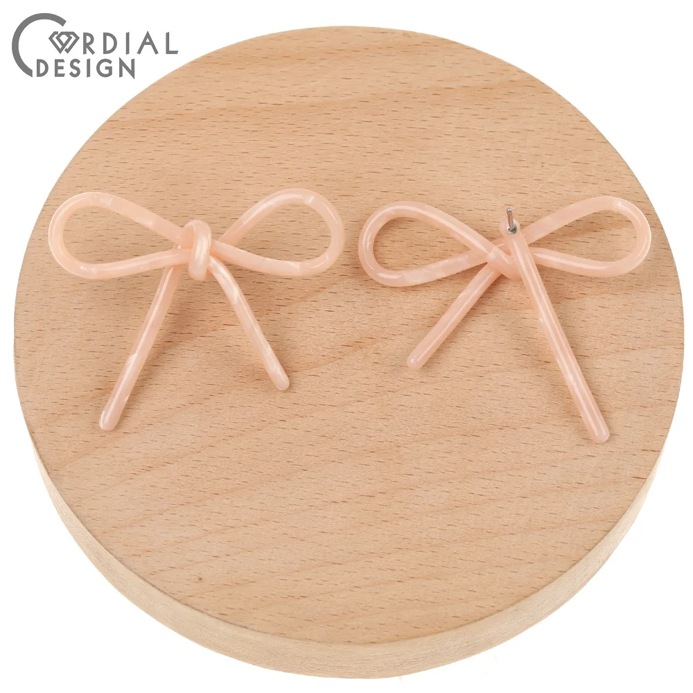 

Cordial Design 30Pcs 37*41MM Jewelry Accessories/Hand Made/DIY Parts/Earrings Stud/Bowknot Shape/Jewelry Making/Earring Findings