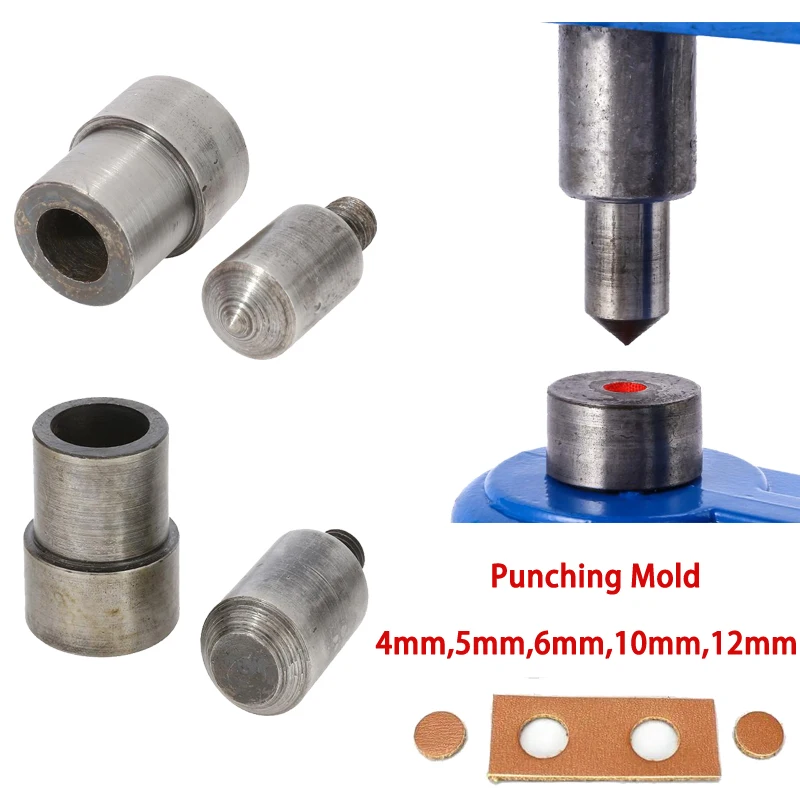 Grommet Press Machine Punching Mold Blow Hole Punch Dedicated Mold Opening Tool Dies Drilling Eyelet Button 4mm 5mm 6mm 10mm
