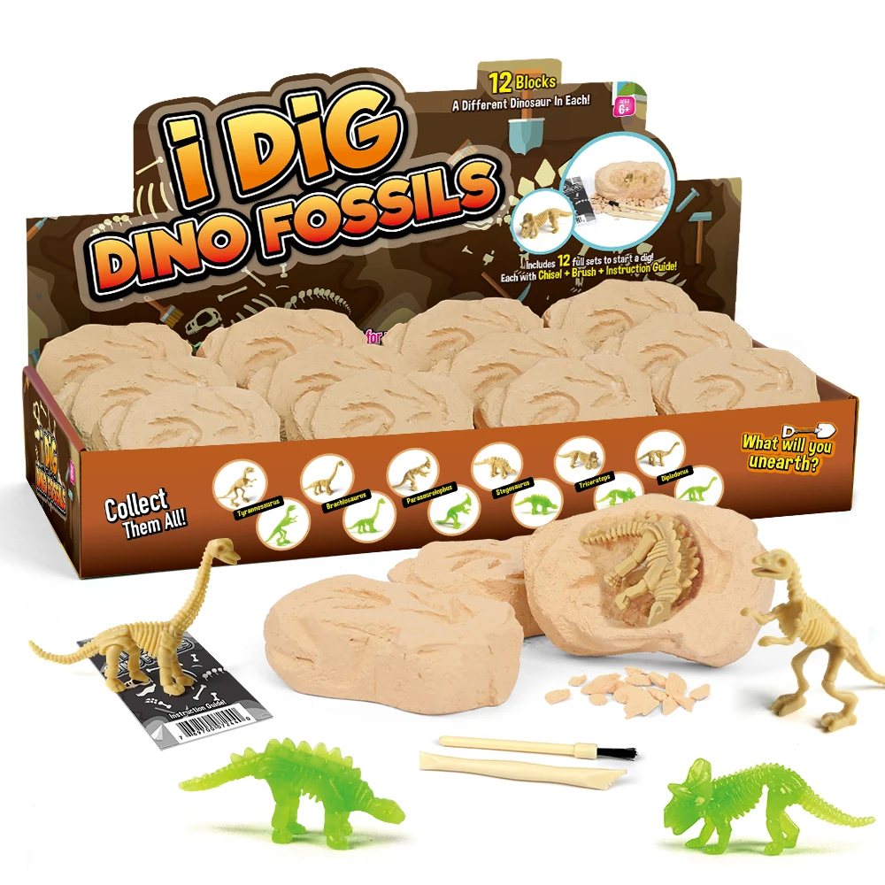 

Игрушка-яйцо динозавр Eggs12 Dino, Обучающие игрушки STEM для детей, подарок для вечеривечерние, сувениры для детей, приключения к вырыву тайны 12