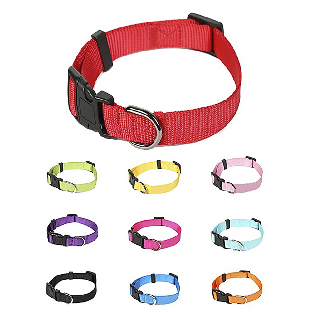 12 шт набор высокого качества цветной для домашних животных собак ошейник кошек
