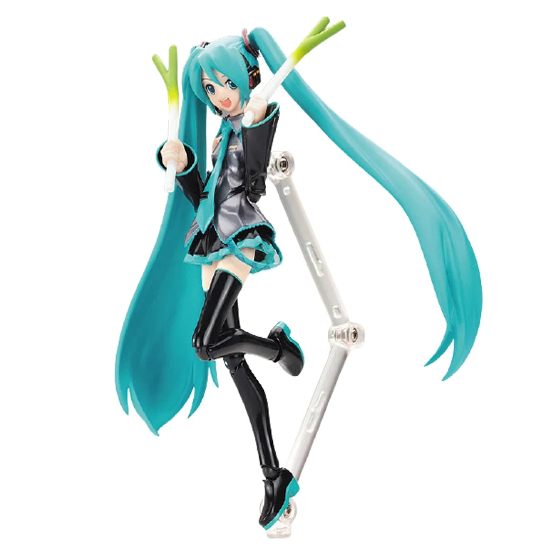 Японские милые фигурки героев мультфильма Мику Hatsune кавайная модель из ПВХ