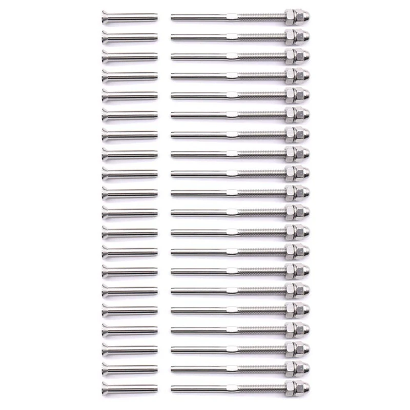 T 316 Кабельные перила комплект резьбовой металлический саморезов и стембола Swage