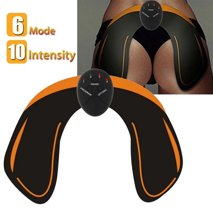 

6 Modes EMS Hip Trainer Muscle Stimulator Buttock Lifting Massage Machine Abs Fitness Butt Lift Toner Trainer face lift tool