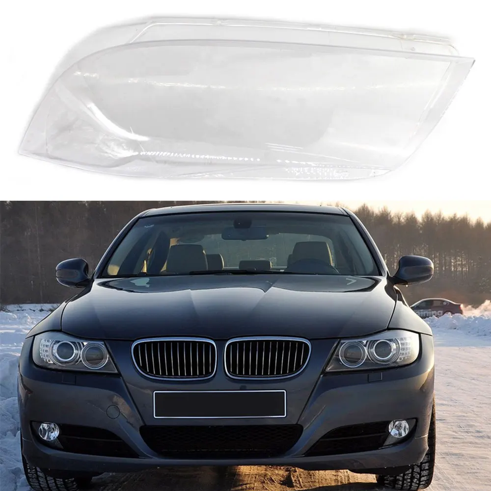 

Left Right Car Headlight Lens Cover For BMW 3 Series E90 Sedan /E91 2005-2012 Tour Only For Xenon Clear Headlamp