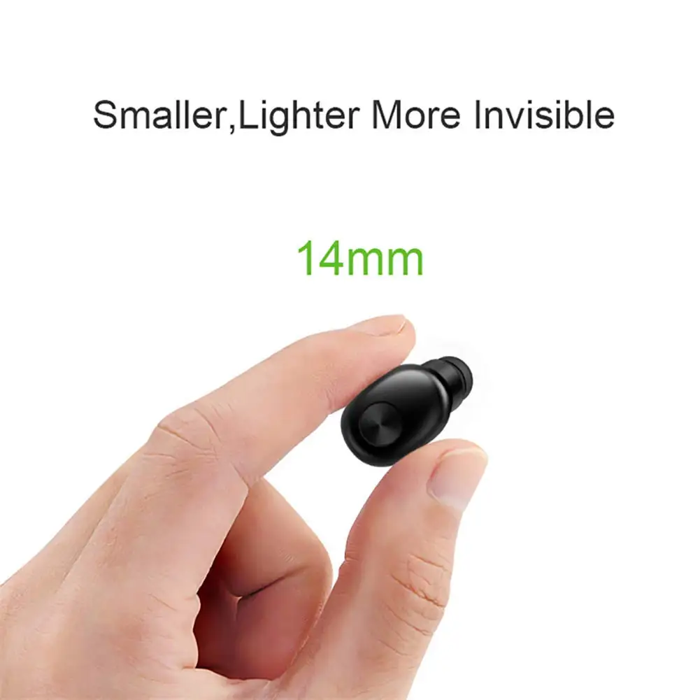 Новые беспроводные наушники Bluetooth v4.2 мини с микрофоном зарядная коробка