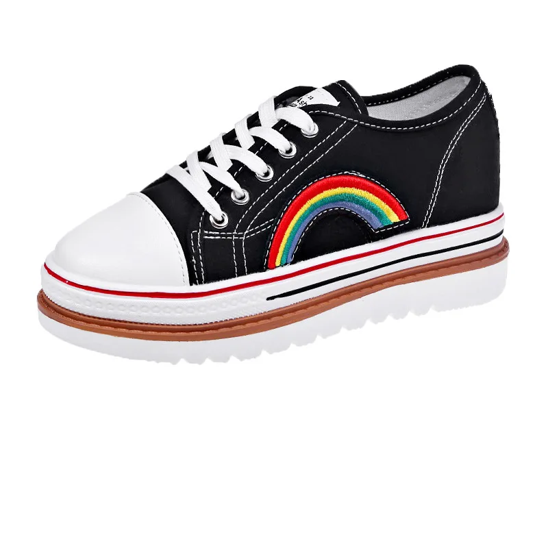 Женские массивные кроссовки обувь на высоком каблуке женская высокие платформе