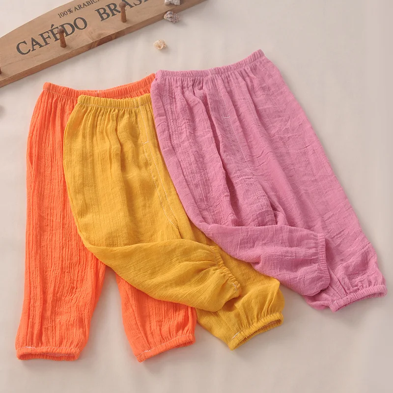 

Baby Breathable Pants Summer Spring Cotton Children Trousers Lantern Pants