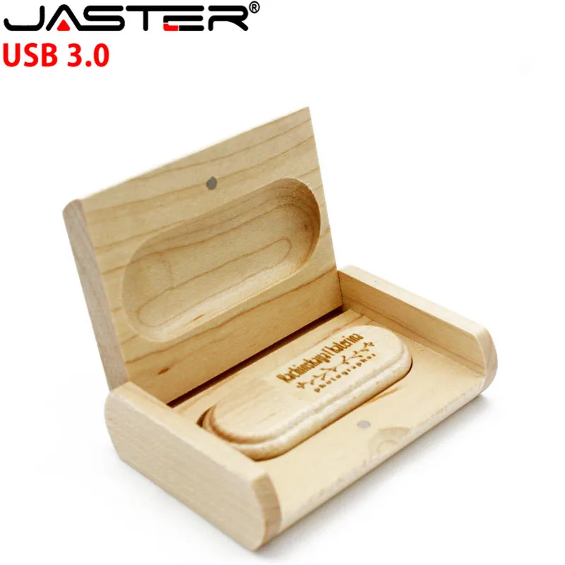 JASTER USB 3 0 (более 10 шт. бесплатный логотип) креативный Оригинальный Деревянный usb +