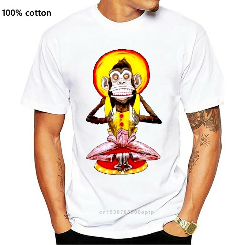 

New EVIL JOLLY Chimp Vintage Clapping Cymbals Toy Monkey Shines Creepy Scary T-SHIRT
