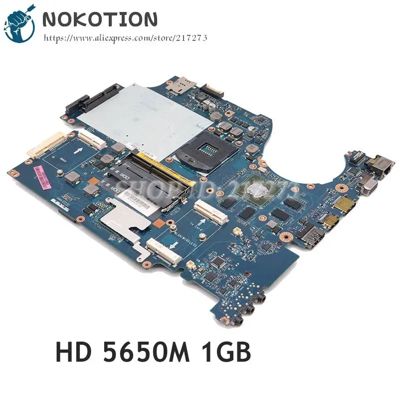 

NOKOTION CN-0W87G9 0W87G9 W87G9 For Dell Studio 1749 Laptop Motherboard NAT02 LA-5155P HD5650 1GB DDR3