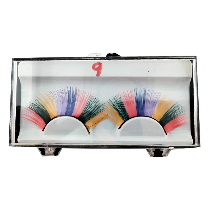 

The new color super fairy handmade natural simulation false eyelash curling thick big eye artifact