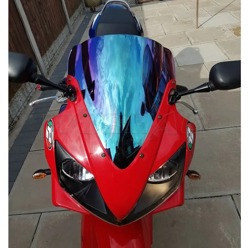 

Экран ветрового стекла для мотоцикла с двумя пузырьками для Honda CBR600F CBR600F4i CBR 2001 F4i 600F 2002 2003 2004 2005 2006 600