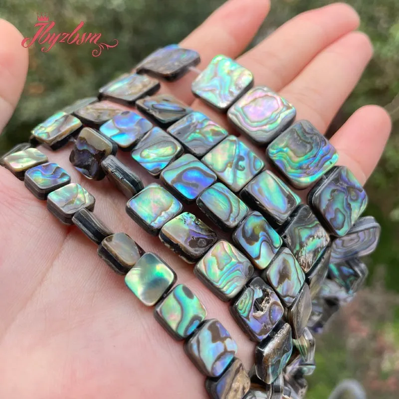 Бусины квадратные незакрепленные 8/10/12 мм 15 дюймов | Украшения и аксессуары