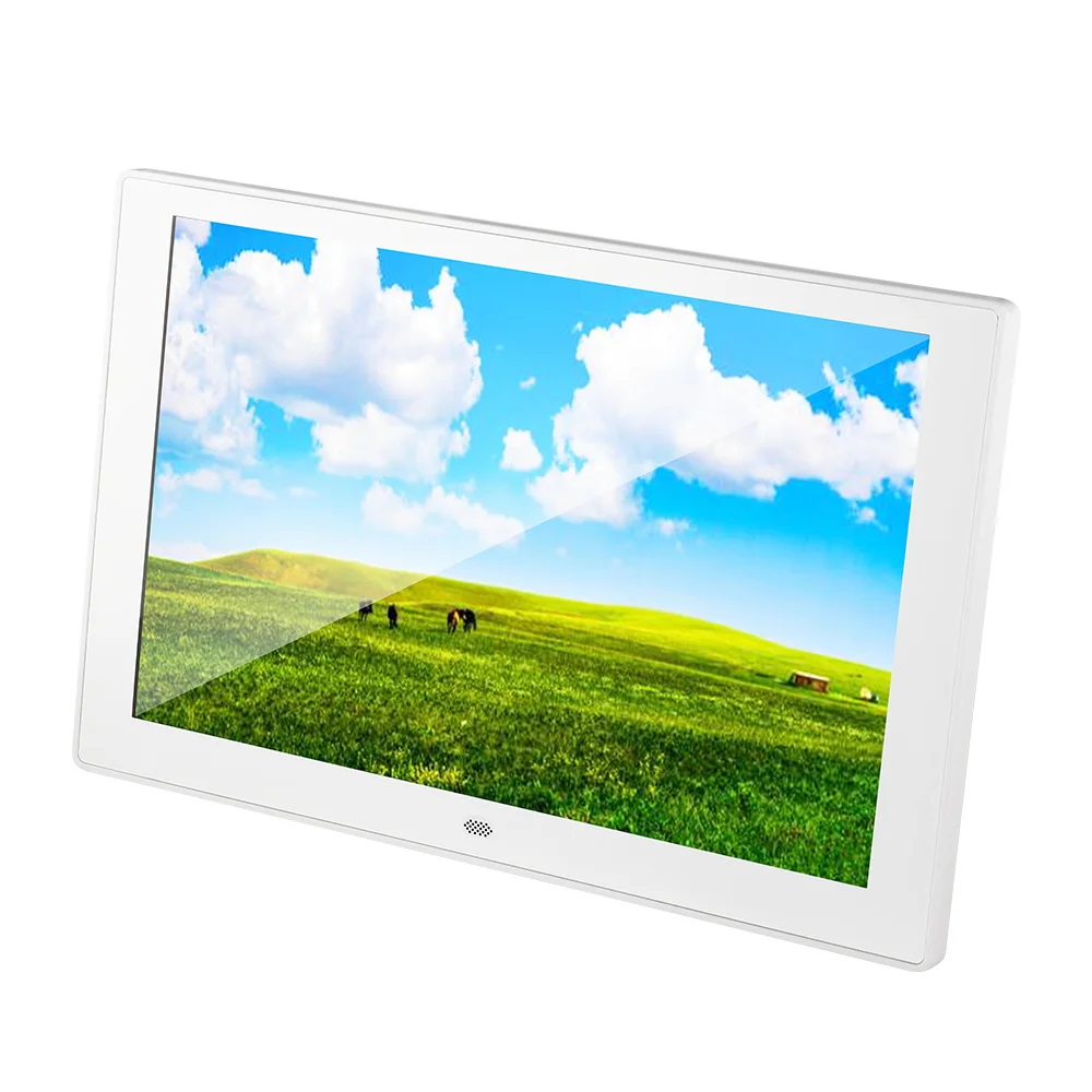 Стекло, новинка, 10 дюймов, Экран ips Подсветка HD 1280*800 цифровая фоторамка электронный альбом для фотографий Музыка Фильмы Функция хорошее