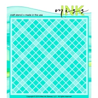 perfectly plaid layered stencil 2021 new hot sale diy painting scrapbook coloring embossed photo album handmade decoration