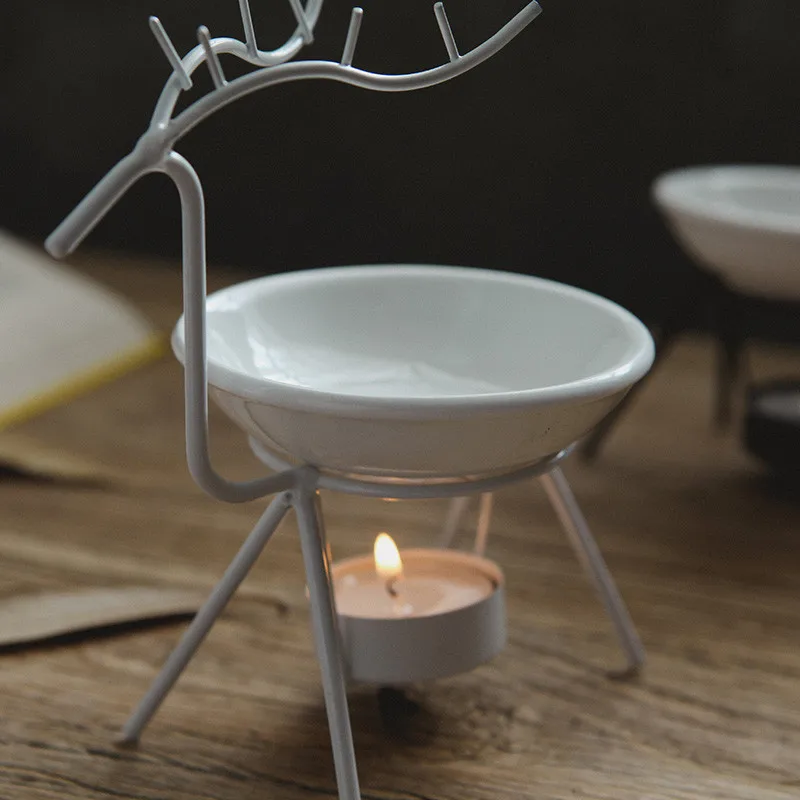 Креативная горелка для благовоний с оленем держатель свечи кадильница