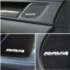 Наклейка-эмблема для автомобильной аудиосистемы, 4 шт., для Toyota RAV4, RAV 4, 2013, 2014, 2015, 2016, 2017