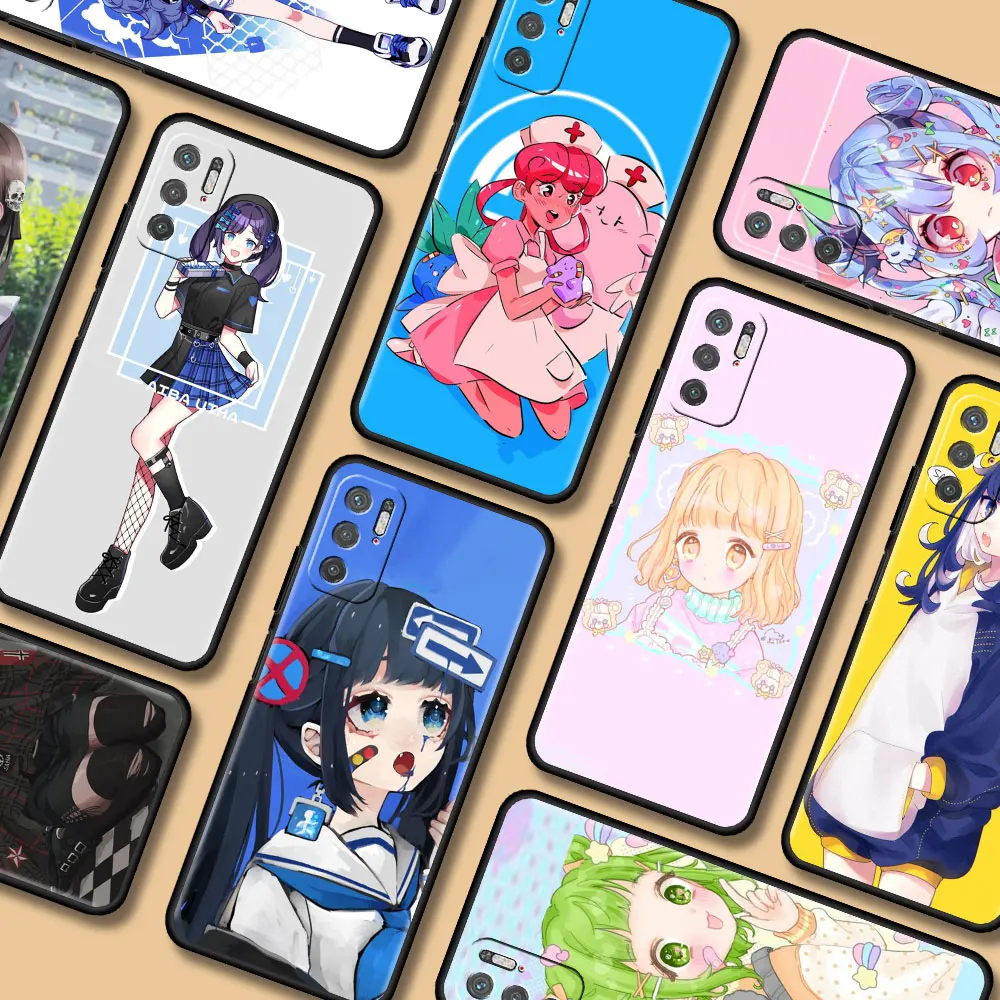 

Hentai Harajuku Anime Girl Cute Phone Case For Xiaomi Redmi Note 9S 9 8 Pro 9C 7 8T 8 10 9A 7A K40 Back Phone Cover Soft Capa