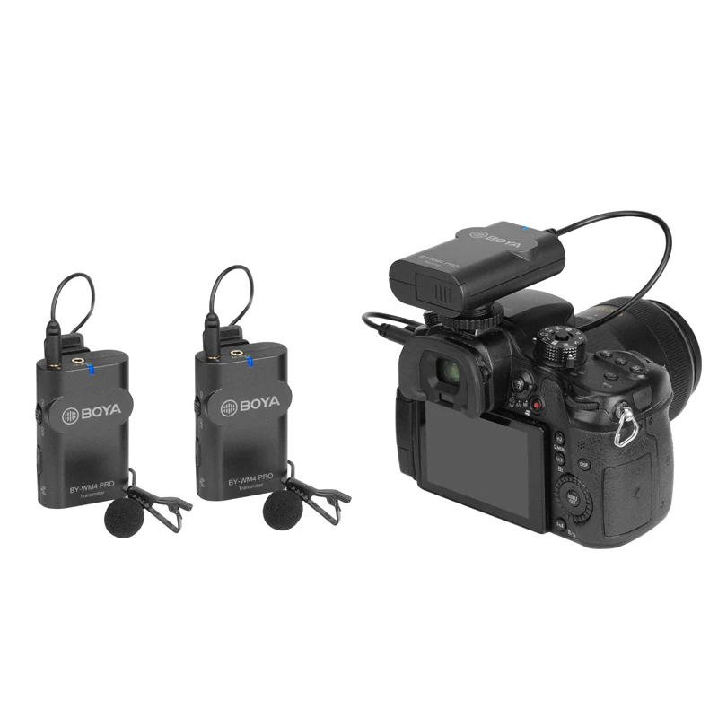 Boya BY WM4 Pro K1/K2/K3/K4/K5/K6 двухканальный 2 4G Беспроводной Студийный конденсаторный