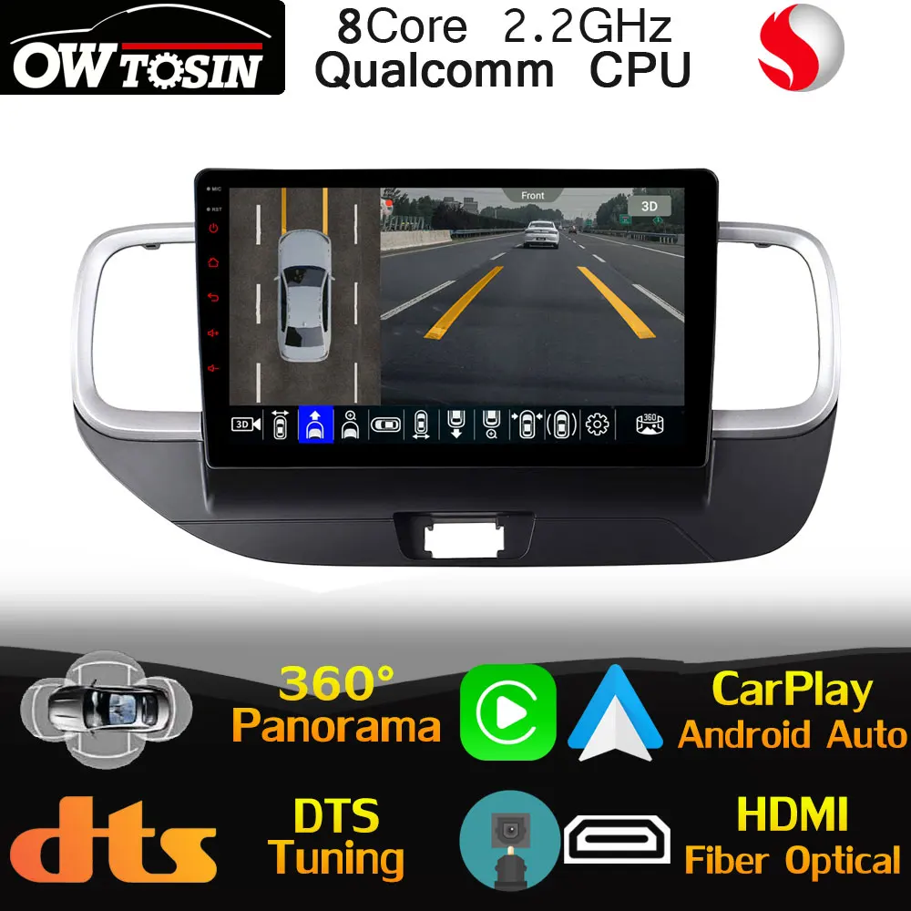Процессор Qualcomm Android автомобильный мультимедийный плеер для Hyundai Venue 2019 2020 HDMI DTS Head
