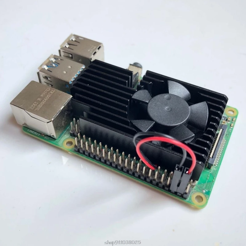 

Aluminum Alloy Metal Case Cooling Heatsinks Black Silver Fit For Raspberry Pi 4 Metal Enclosure Protective Box+abs Case D10 20