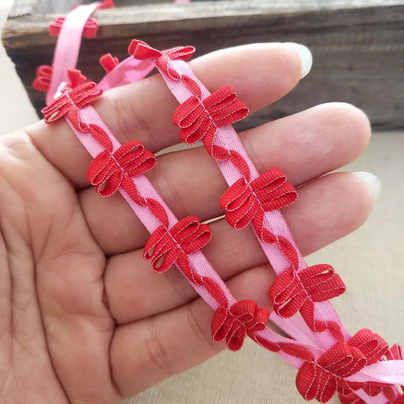 1 м новейшая кружевная ткань высокого качества бант лента кружевной материал