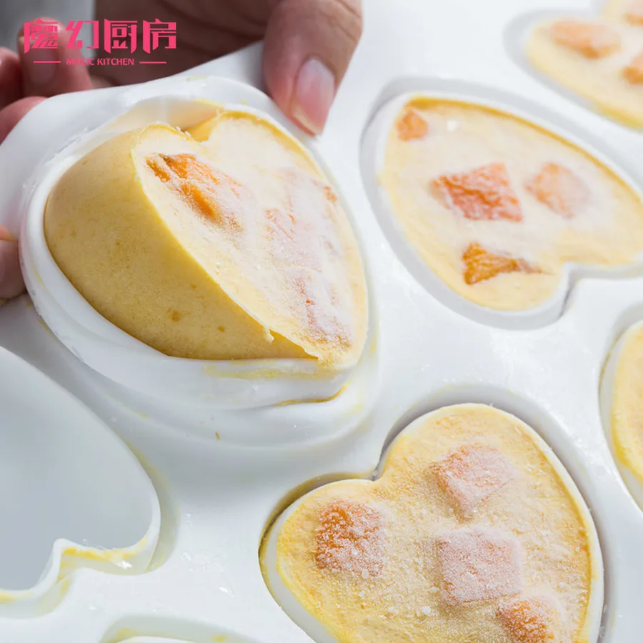 Форма для Мусса в форме сердца желе белая круглая силиконовая форма тортов