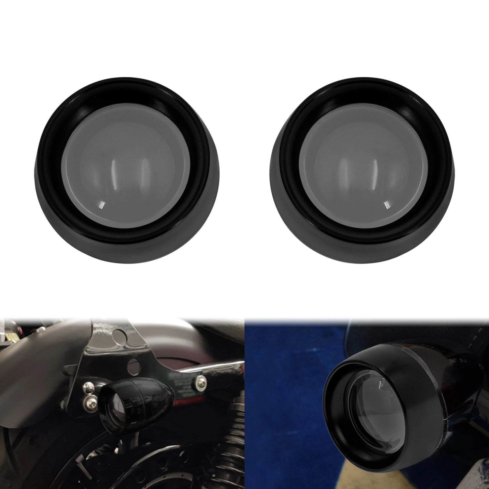 Индикатор сигнала поворота мотоцикла светильник обрамление козырек объектива