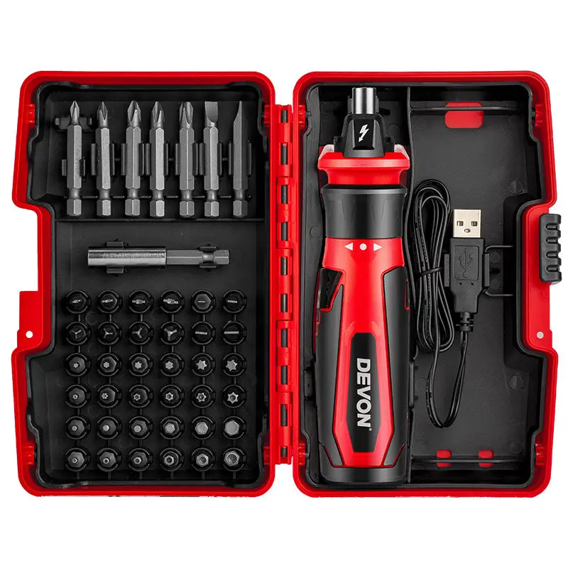 Ручной беспроводной Электрический мини-шуруповерт Devon 4 в литий-ионная