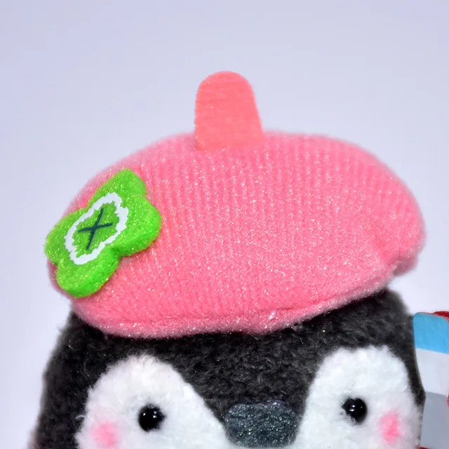 Пушистый брелок в виде пингвина ювелирные изделия милый пушистый pom животных