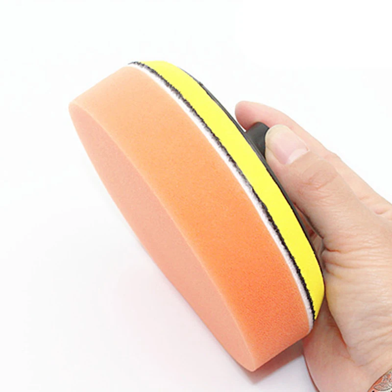 

Clean Sponge Car 180mm Waxing Tool Rotary Orange Flat 7inch 1PC New Hot