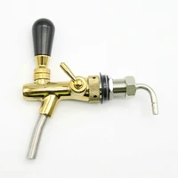 draft beer faucet with flow controller chrome plating shank g58 tap kit gold