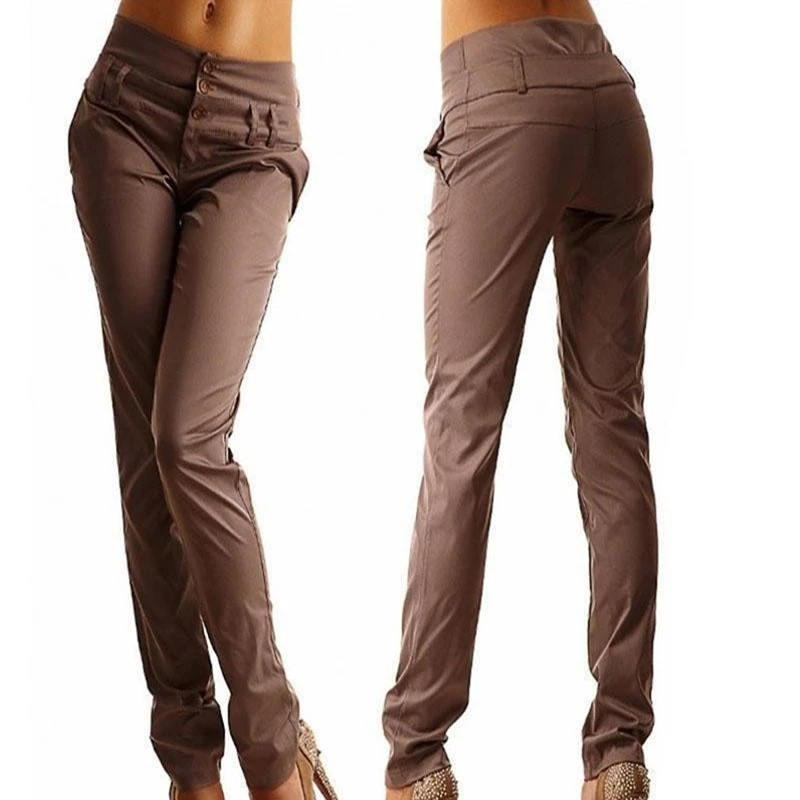 

Women Pencil Pants 2021 Autumn High Waist Ladies Office Trousers Casual Female Slim Bodycon Pants Elastic Pantalones Mujer