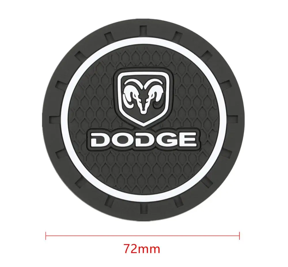 2pcs Car Auto Water Cup Slot Non-Slip Mat For Dodge caliber ram 1500 caravan charger grand journey Car-Styling | Автомобили и