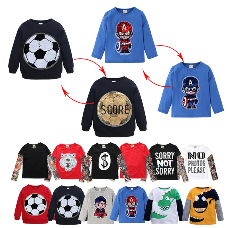 Футболка для мальчиков и девочек новинка весенняя хлопковая рубашка с принтом