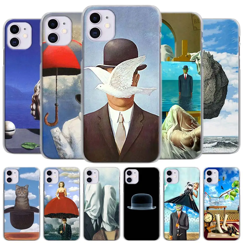 Чехол для телефона rene magritte Apple iPhone 11 Pro Max X XR XS MAX 7 8 6 6s Plus 5 5S SE Жесткий Чехол|Бамперы|