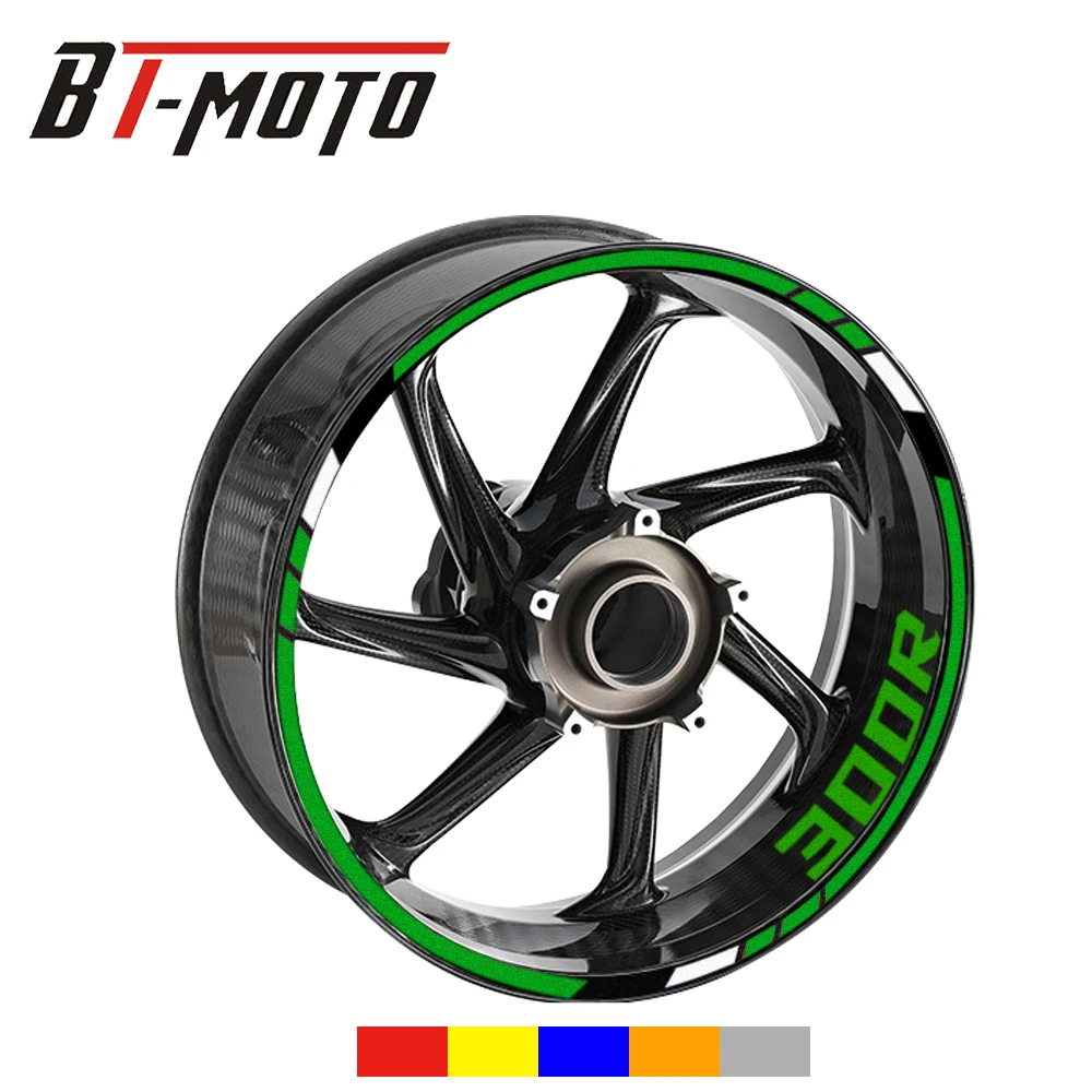 Наклейка на колесо мотоцикла подходит для Kawasaki Ninja300R Ninja300 Ninja 300 R 300R полный