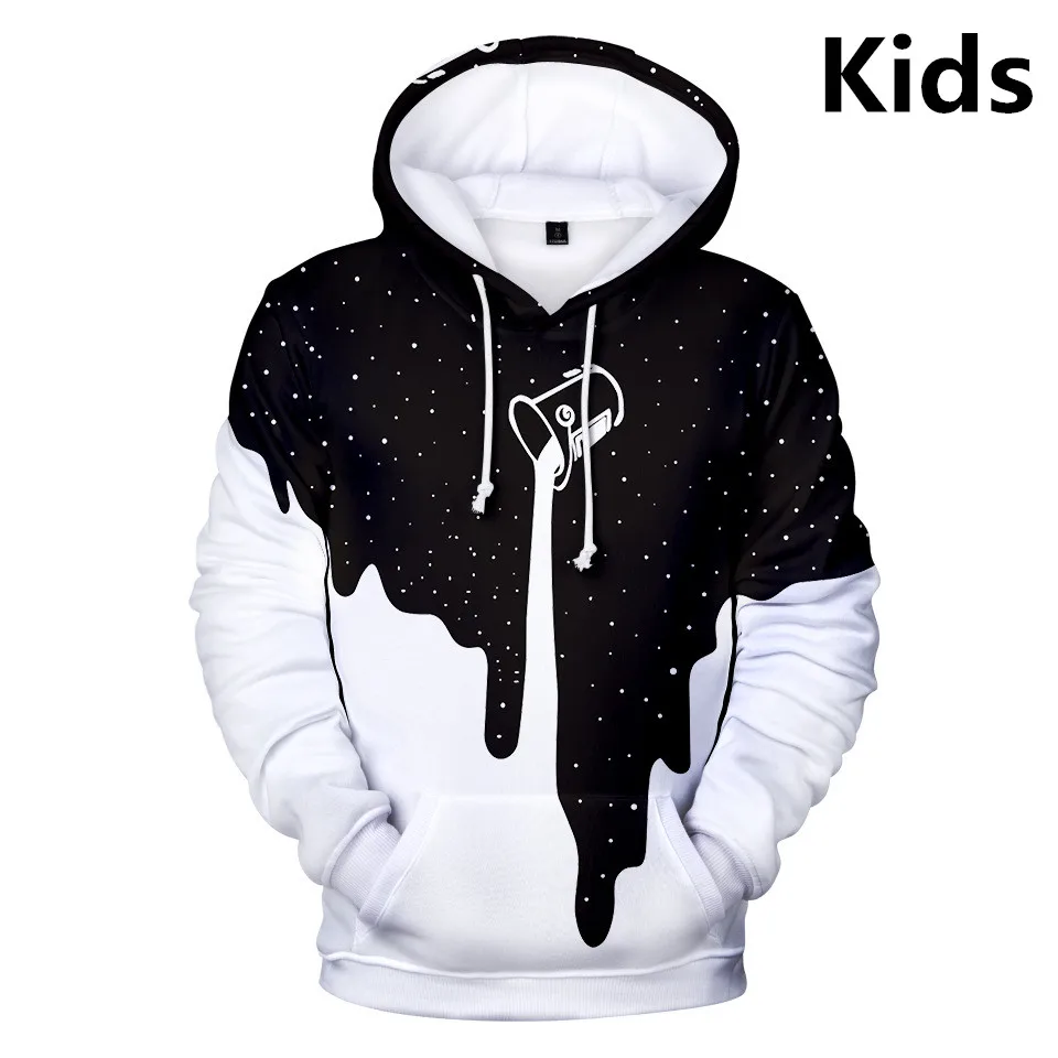 

3 To 14 Years Kids Hoodies Spilled Milk Space Galaxy 3D Hoodie Sweatshirt Boys Girls Outerwear Coat Jacket Children Clothes