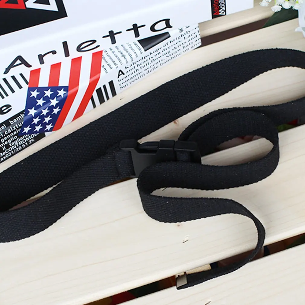 

Nylon Canvas Plastic Buckle Belt Solid Color Fashion Comfortable Belt Belt for Lady Girl Man Adjustable Length Cool Girl Fashion