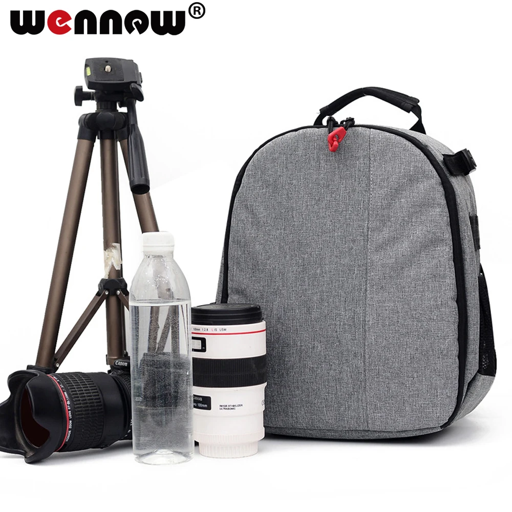 Wennew фотографии камера рюкзак сумка для фотоаппарата чехол dslr линз фотоаппаратов
