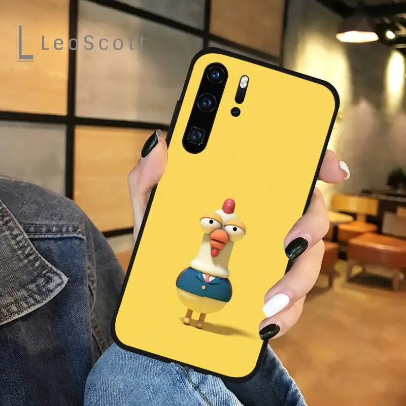 

Cartoon chick funny cute pet Phone Case For Huawei honor Mate P 9 10 20 30 40 Pro 10i 7 8 a x Lite nova 5t silicone Shell Cover