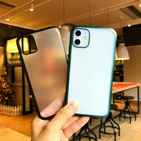transparent matte electroplating mobile phone cover skin feel for iphone 78 7 plus 8plus x case